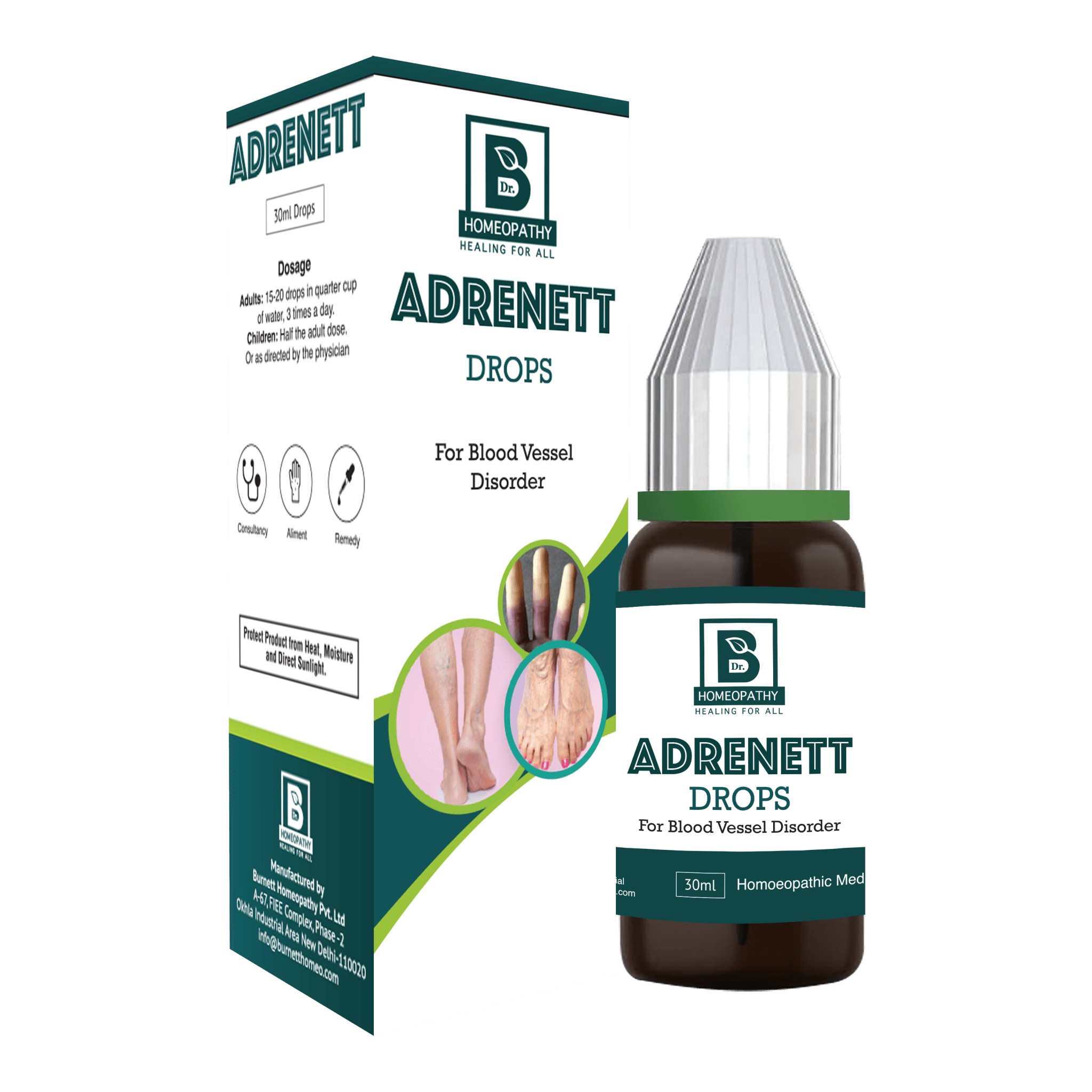 Burnett Adrenett Drops