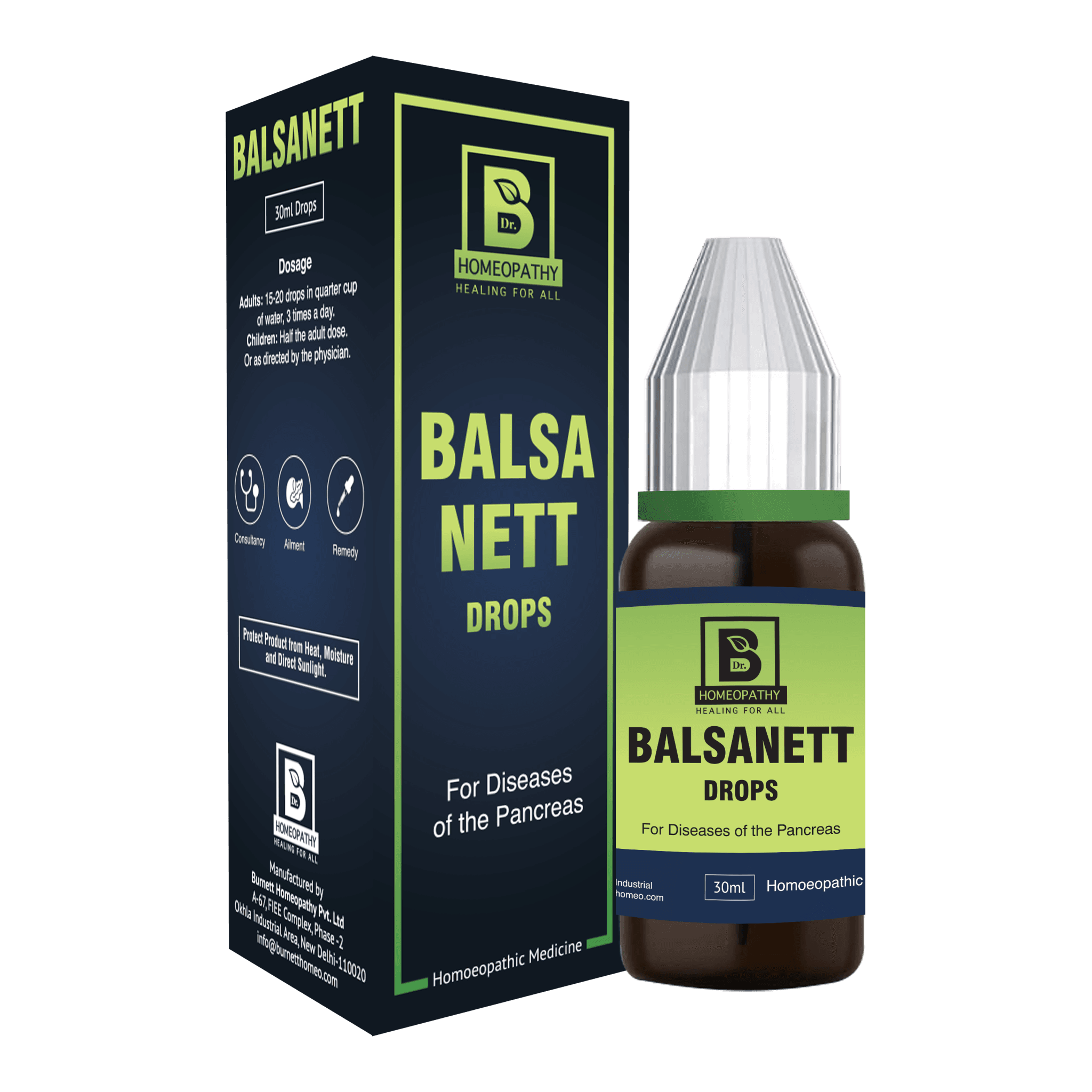 Burnett BALSANETT DROPS – Natural Support for Pancreatic Health