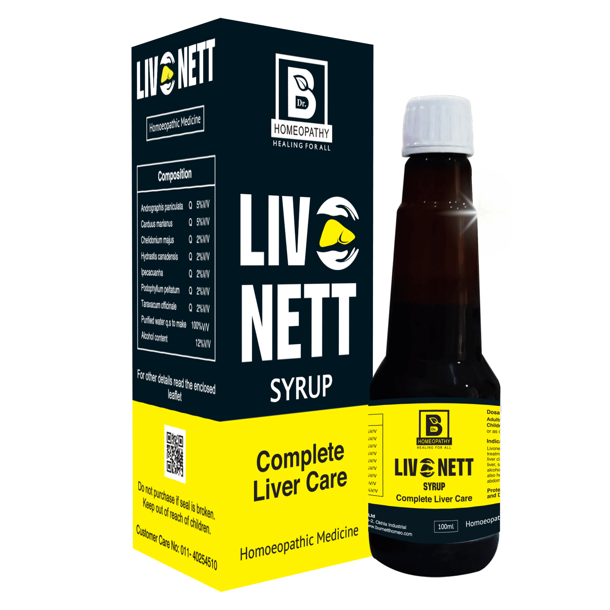 Burnett LIVONETT SYRUP