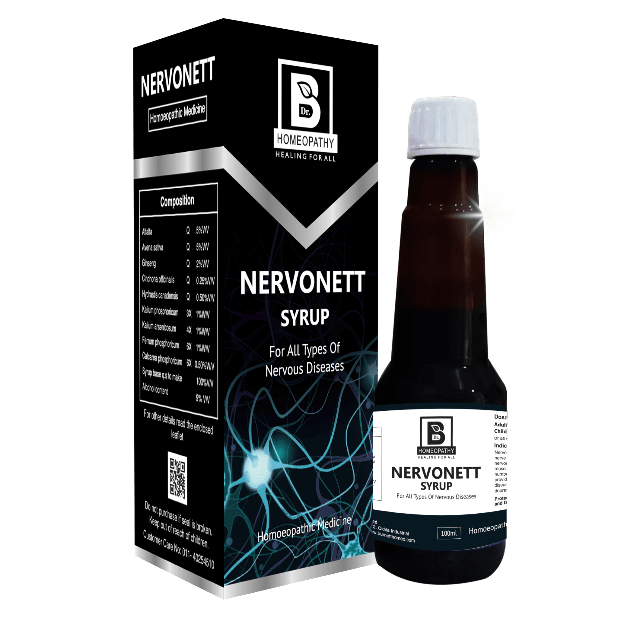 Burnett Nervonett Syrup