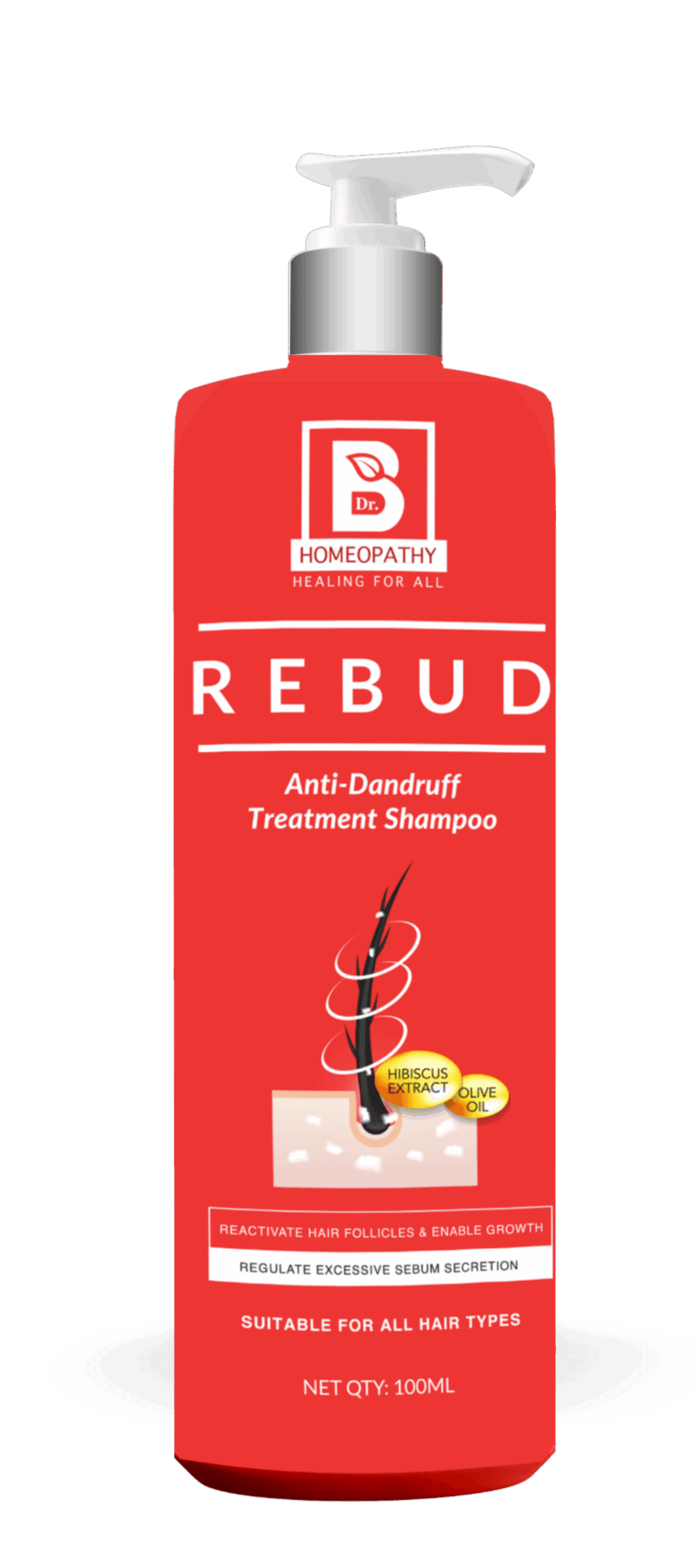 Burnett REBUD TWIN PACK DROPS – Homeopathic Hair Growth &amp; Scalp Care Solution