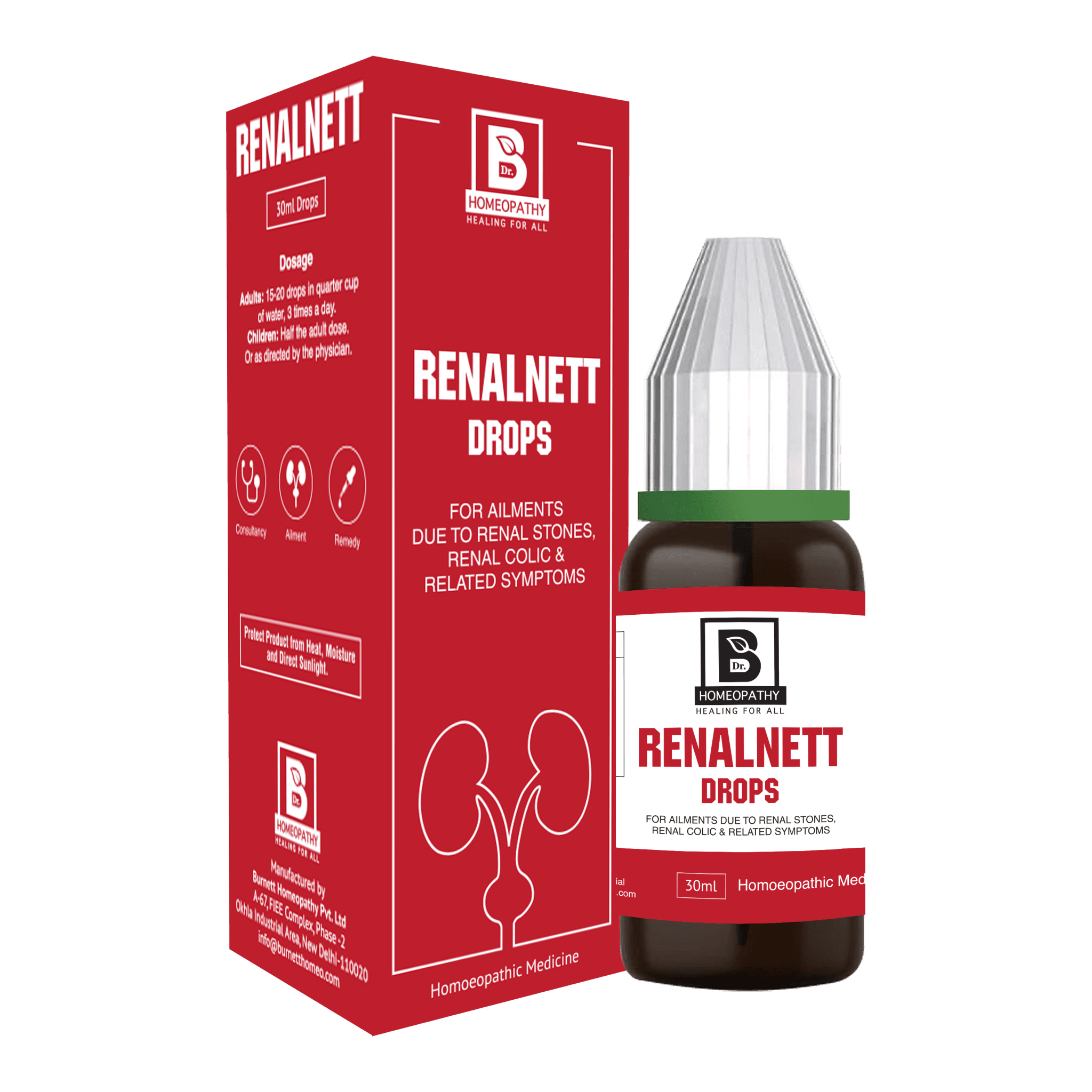 Burnett RENALNETT DROPS – Homeopathic Relief for Kidney &amp; Urinary Tract Disorders