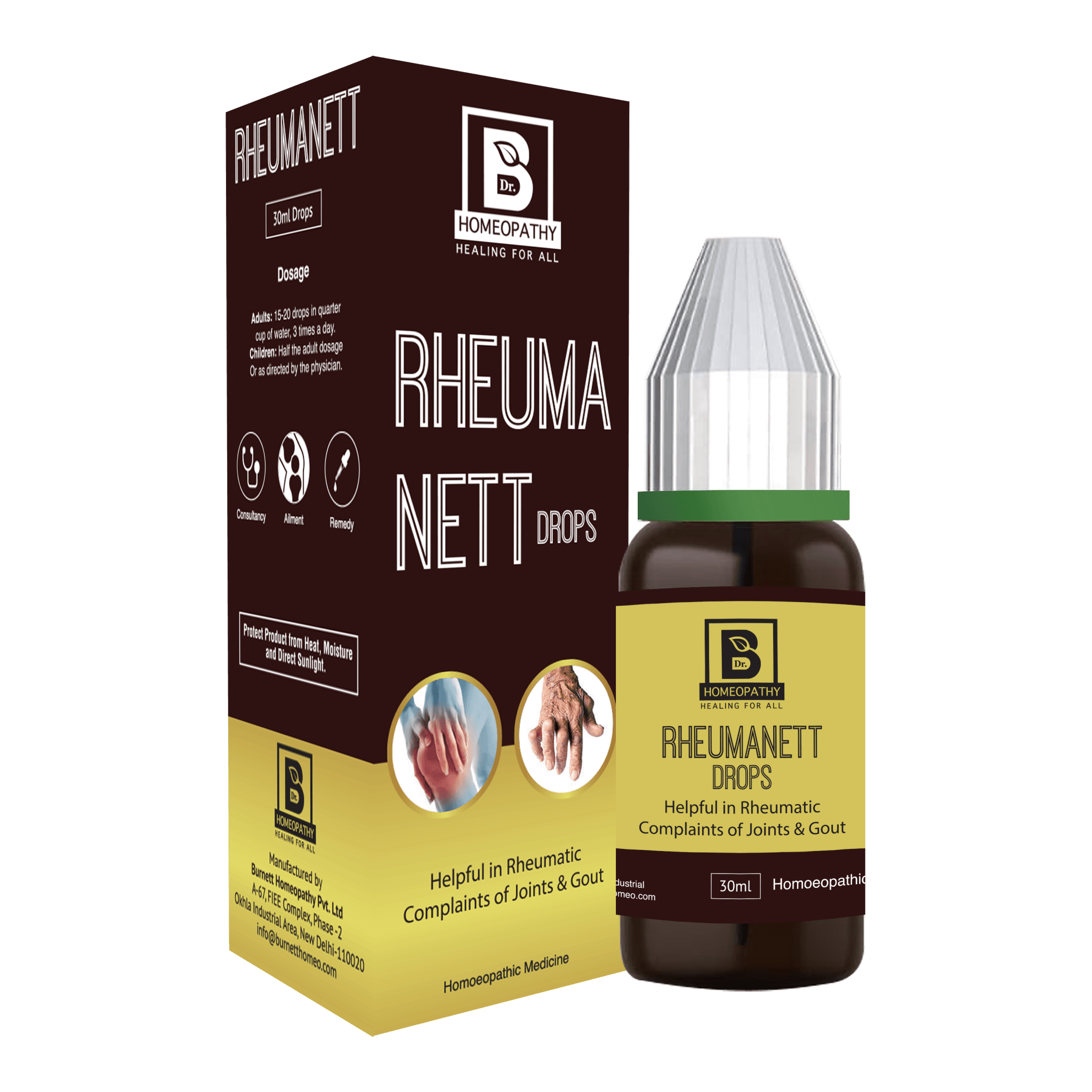 Burnett Rheumanett Oil – Rediscover Mobility, Embrace Joint Ease
