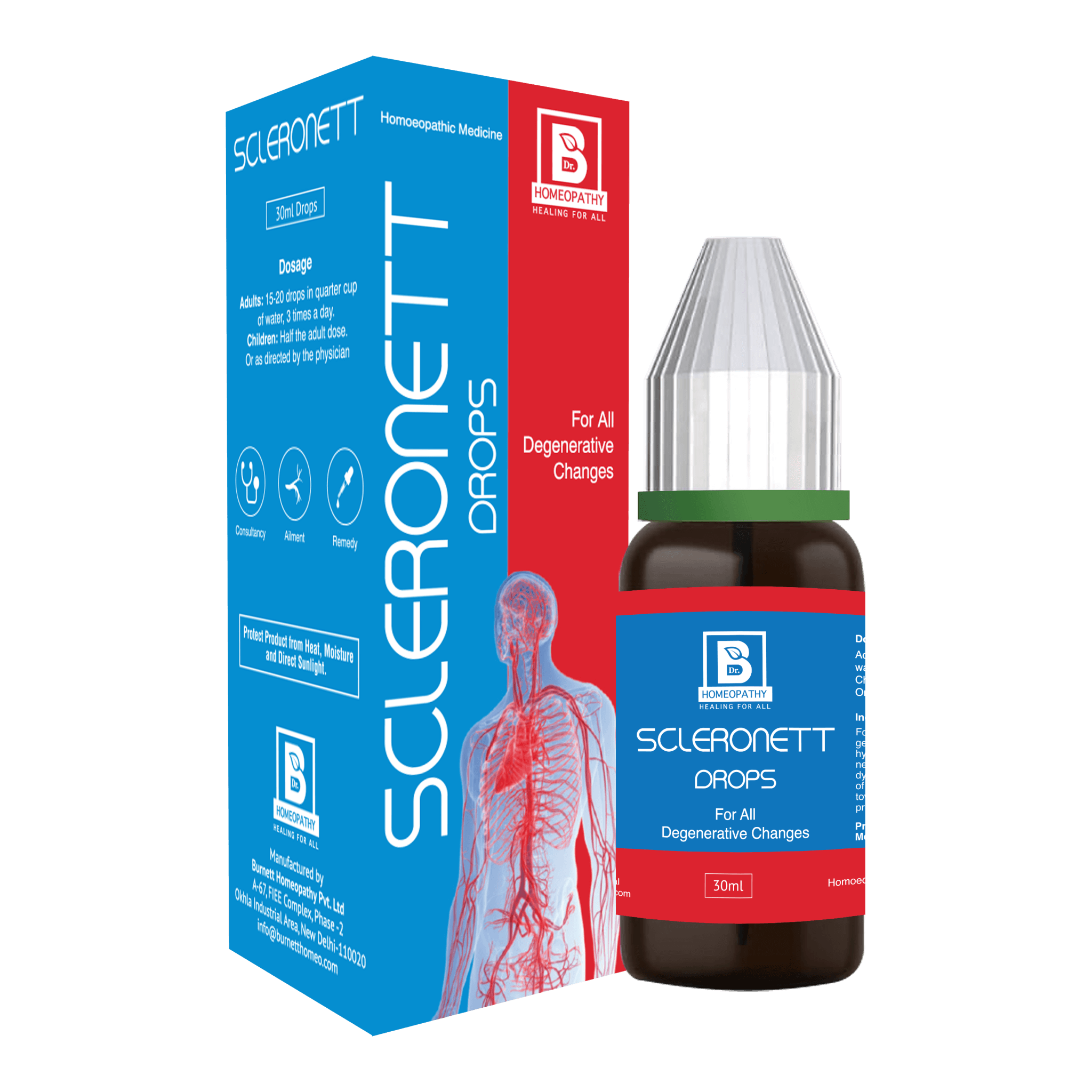 Burnett Scleronett Drops – Best Homeopathic Remedy for Sclerotic Changes &amp; Organ Health