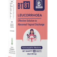 Burnett BT81 Leucorrhoea Tablets for Vaginal Discharge, Itching &amp; Reproductive Health