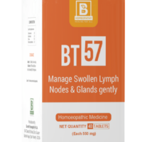 Burnett BT57 Swollen Lymph Nodes Tablets for Glandular Swelling, Tonsils &amp; Immune Support