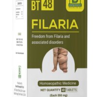 Burnett BT48 Filaria Tablets for Lymphatic Swelling, Venous Health &amp; Filariasis Support