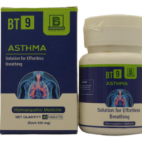 Burnett BT9 Asthma Tablets for Breathlessness, Bronchitis &amp; Respiratory Support