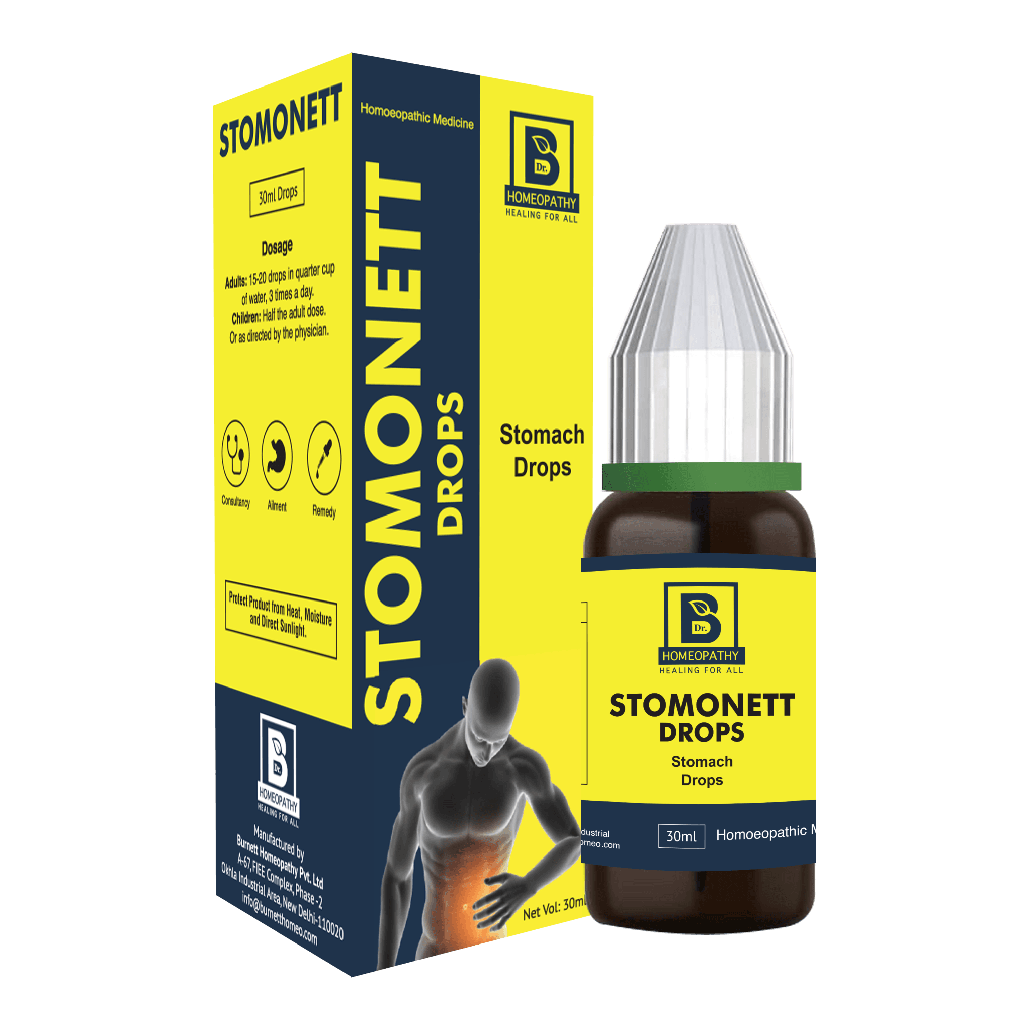 Burnett Stomonett Drops