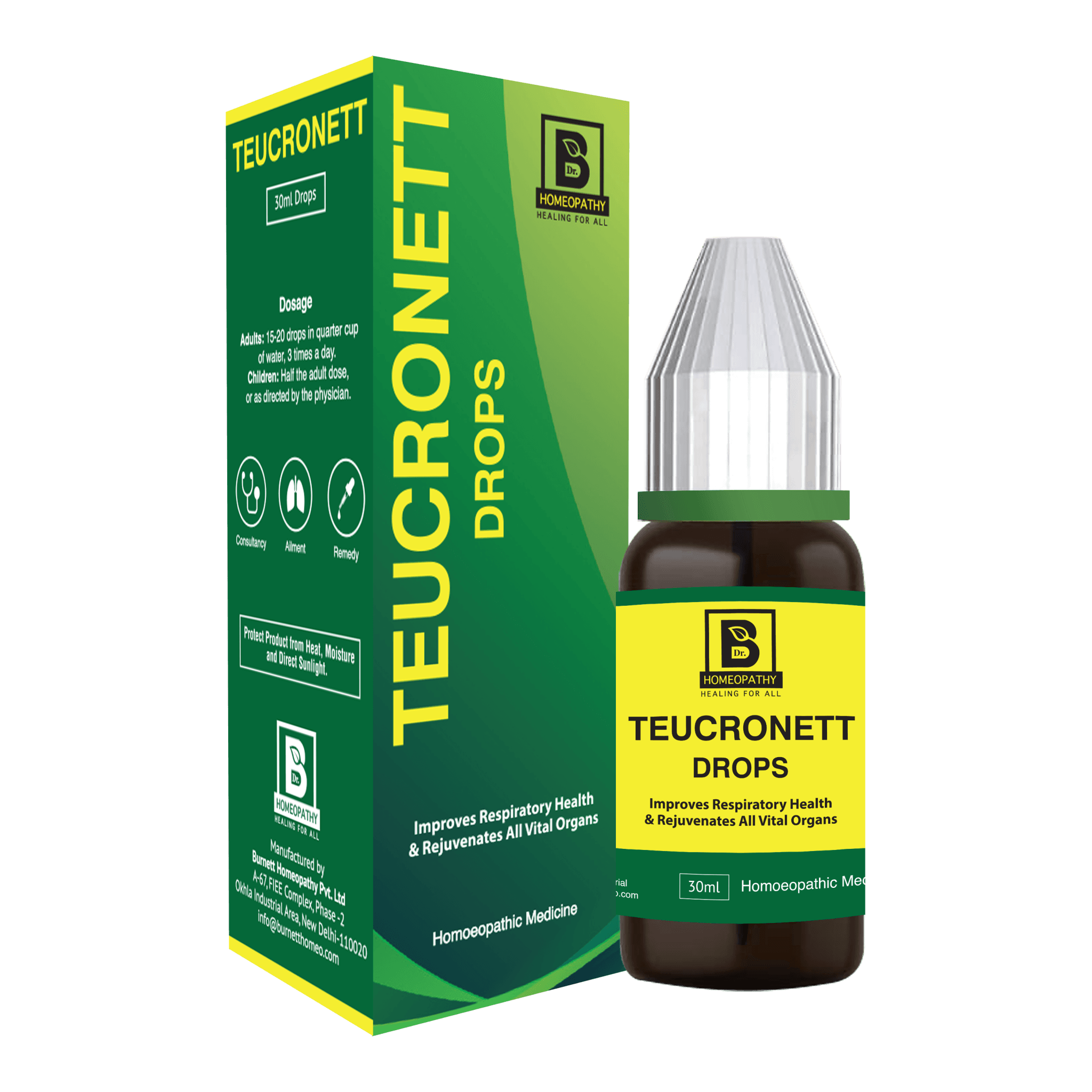 Burnett Teucronett Drops – Natural Immune Booster &amp; Vital Organ Strengthener