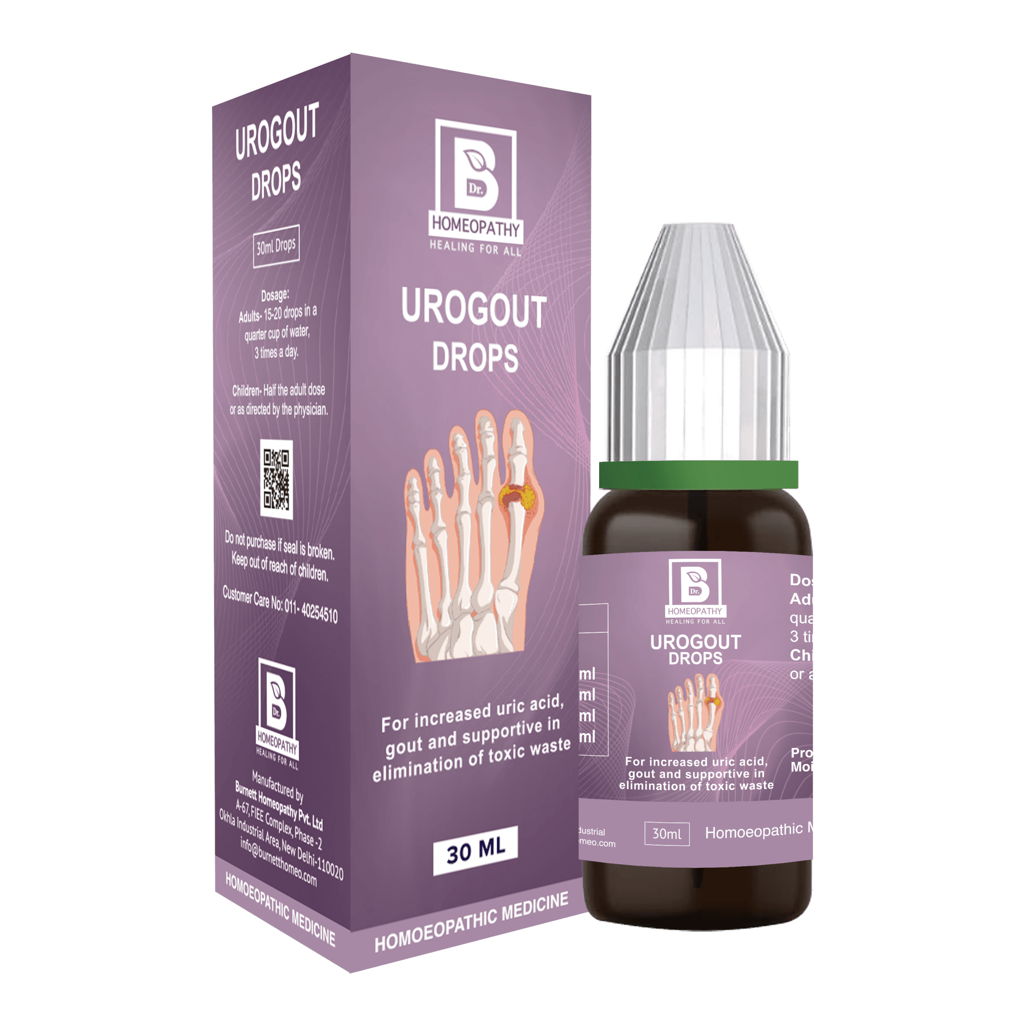 Burnett UROGOUT DROPS – The Best Homeopathic Remedy for Joint Pain &amp; Gout Relief