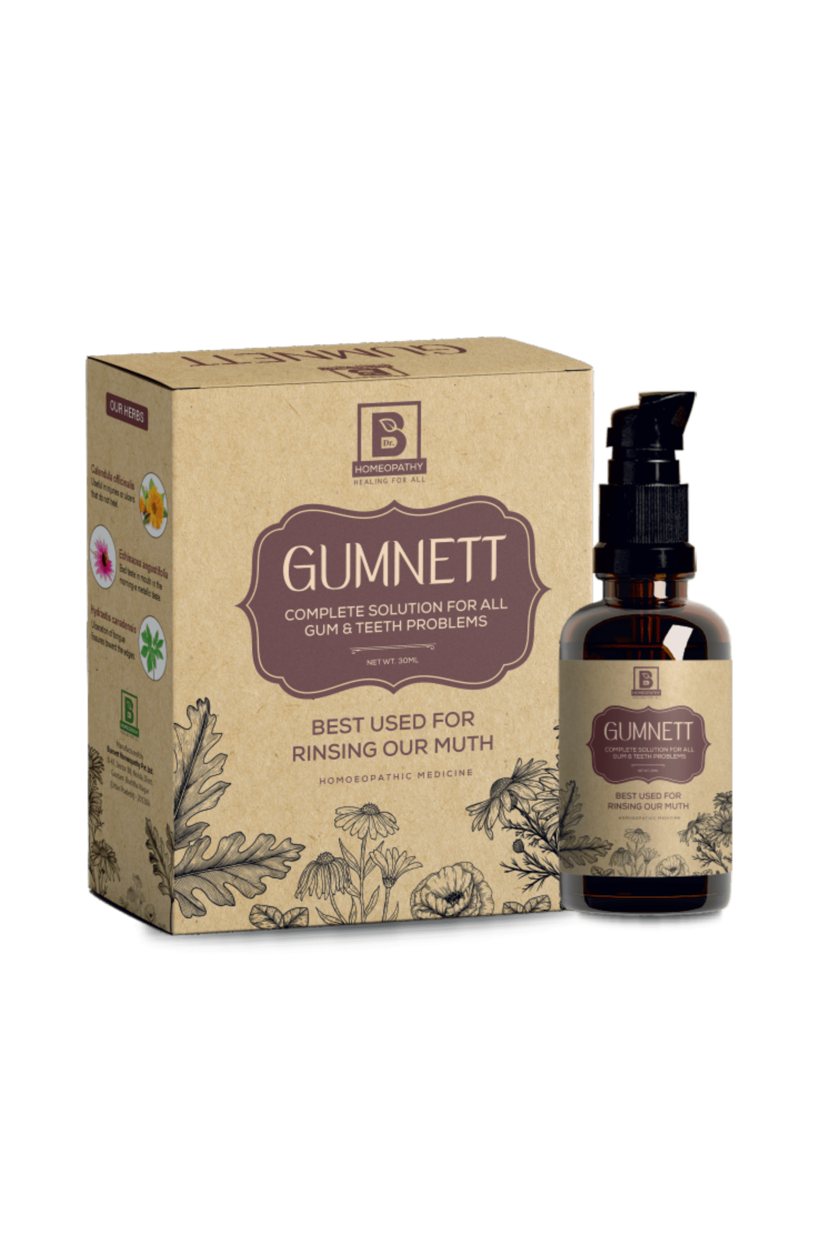 Burnett Gumnett Mouthwash – For Complete Oral Hygiene &amp; Gum Health